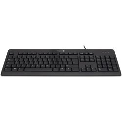 Wortmann TERRA Keyboard 1500 Corded [US/EU] USB black Copilot QWERTY, 105 toetsen, met kabel, 1,80m