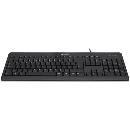 TERRA Keyboard 1500 Corded [US/EU] clavier Universel USB QWERTY Anglais américain Noir