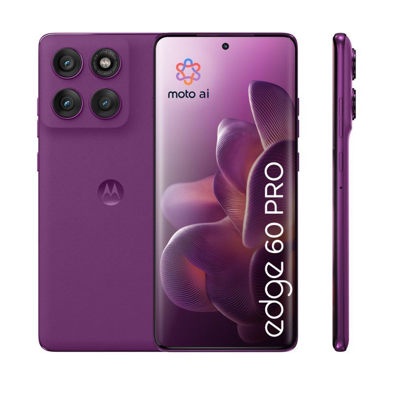 Motorola edge 60 pro 16,9 cm (6.67") Double SIM Android 15 5G USB Type-C 12 Go 512 Go 6000 mAh Violet