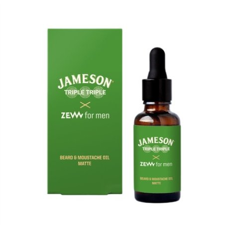 Zew For Men Jameson Triple X Matte Beard Oil 30ml