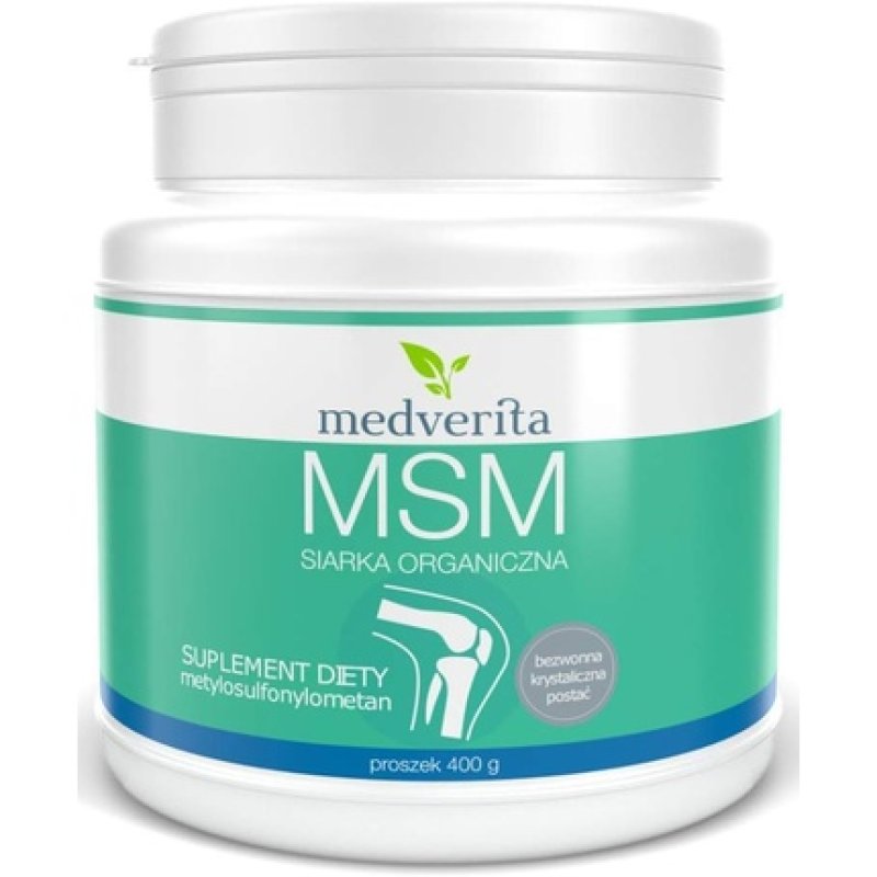 MEDVERITA MSM Bio Sulfur 400g - Regeneration Amino Acid Synthesis