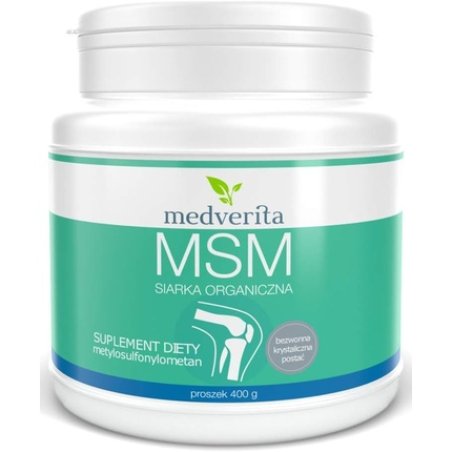 MEDVERITA MSM Bio Sulfur 400g - Regeneration Amino Acid Synthesis