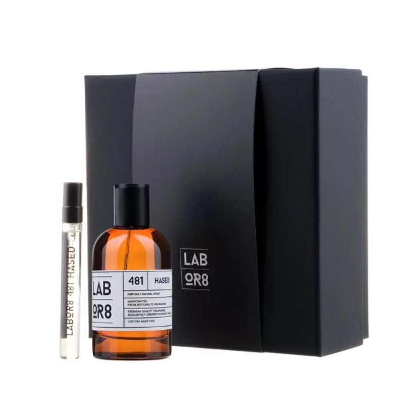 Set LABOR8 HASED 481, Unisex, Eau De Parfum, 100ml 10ml