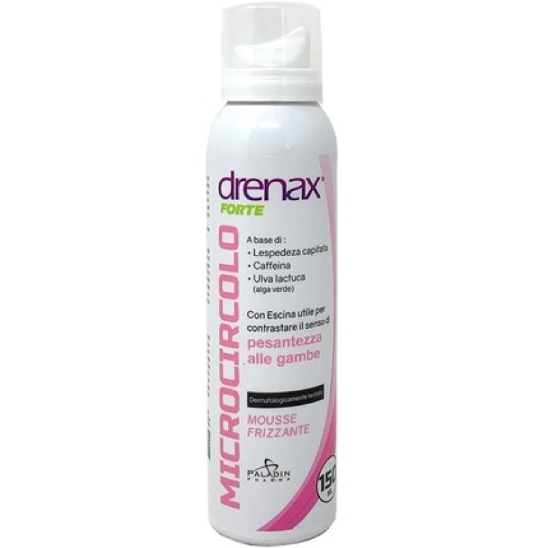 Drenax Forte Microcirculation Mousse for Heavy Legs 150ml Pink