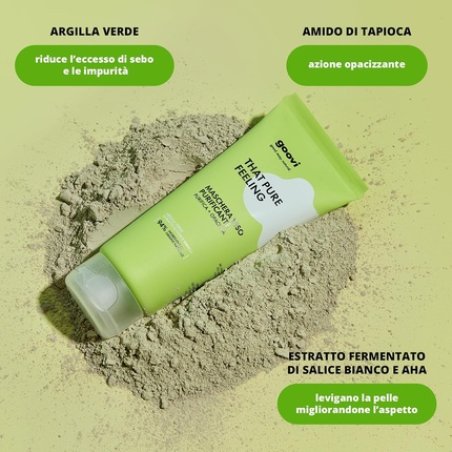 Goovi Purifying and Mattifying Face Mask for Oily Skin with Clay