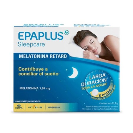 Epaplus Melatonin Retard Tryptophan Free 60 Tablets - Health & Personal Care