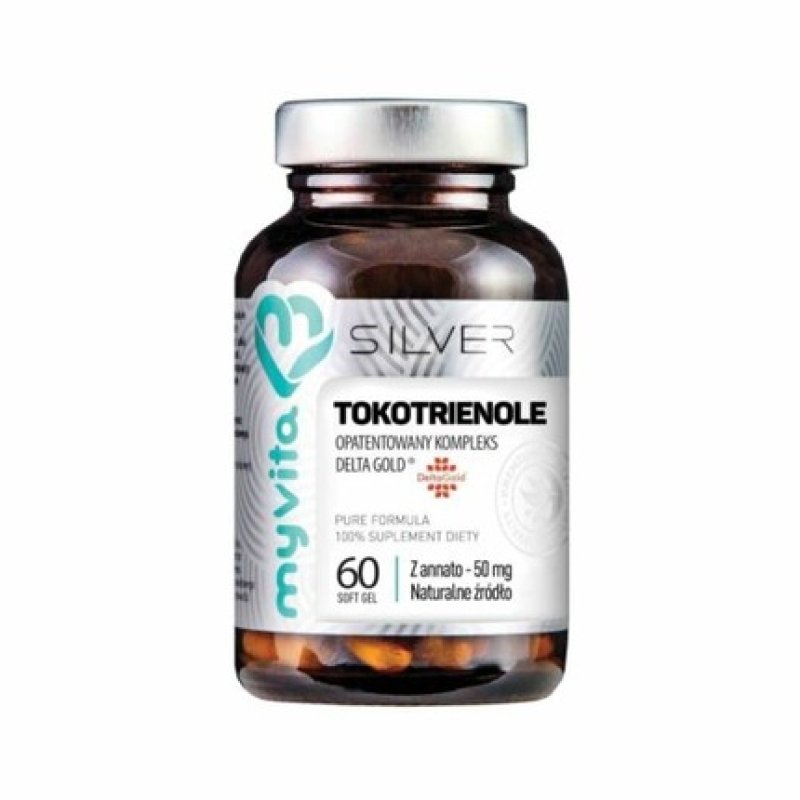Vitamin E TOKOTRIENOLE Complex Deltagold with Annatto 50mg 60 Capsules
