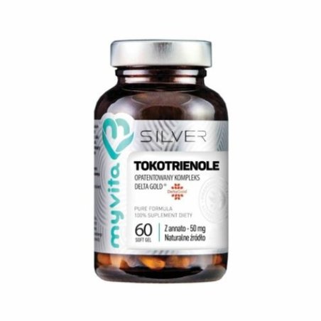 Vitamin E TOKOTRIENOLE Complex Deltagold with Annatto 50mg 60 Capsules