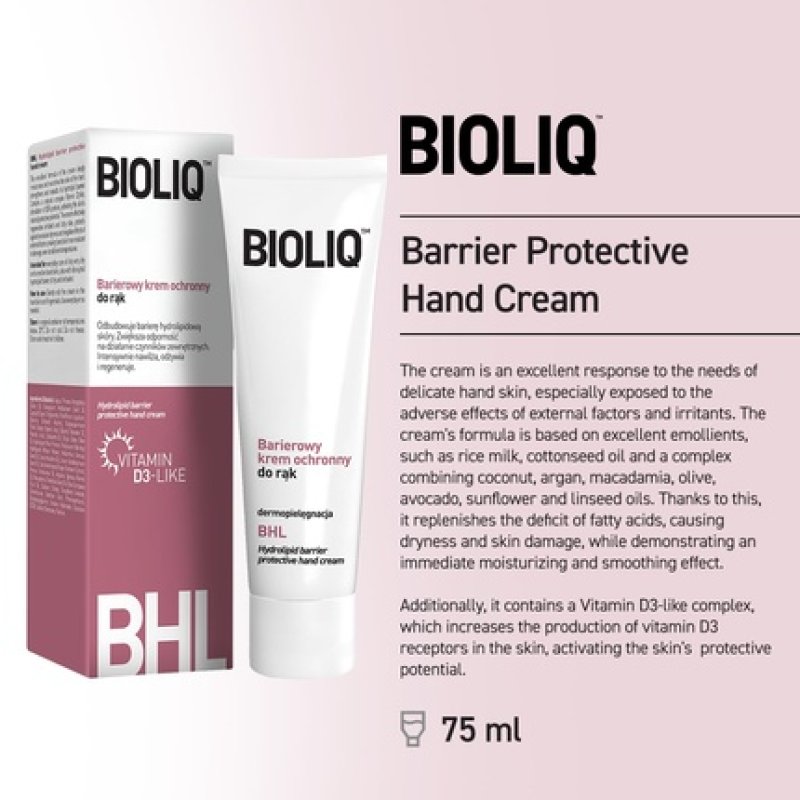 Barrier Protective Hand Cream Hydrating and Nourishing Formula for Dry Skin