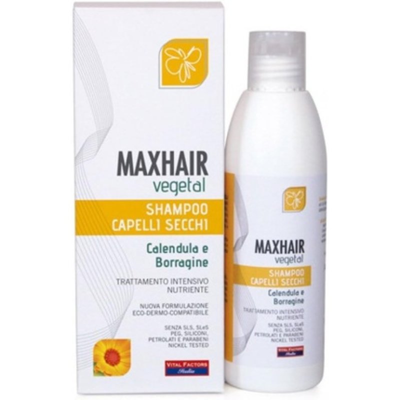 Max Hair Vegetal Shampoo for Dry Hair 200ml