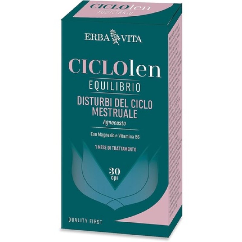 Erba Vita Ciclolen Equilibrio Food Supplement with Plant Extracts