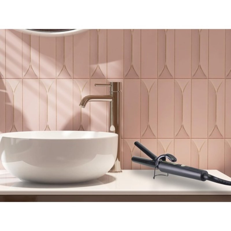 Beper P301PIS002 25mm Ceramic Curling Iron for Soft Curls and Perfect Styles