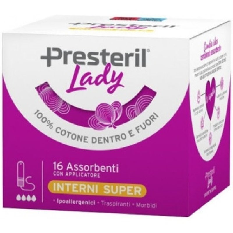 Lady Presteril Super Tampons 16 Pieces