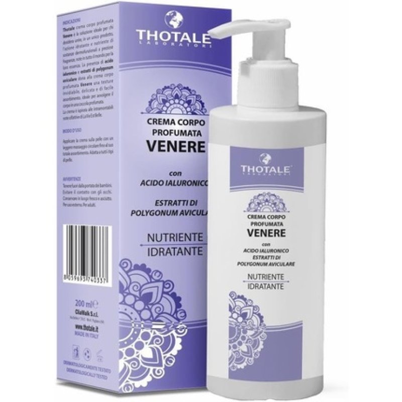 Thotale Venere Scented Moisturizing and Nourishing Body Cream with Citric Acid