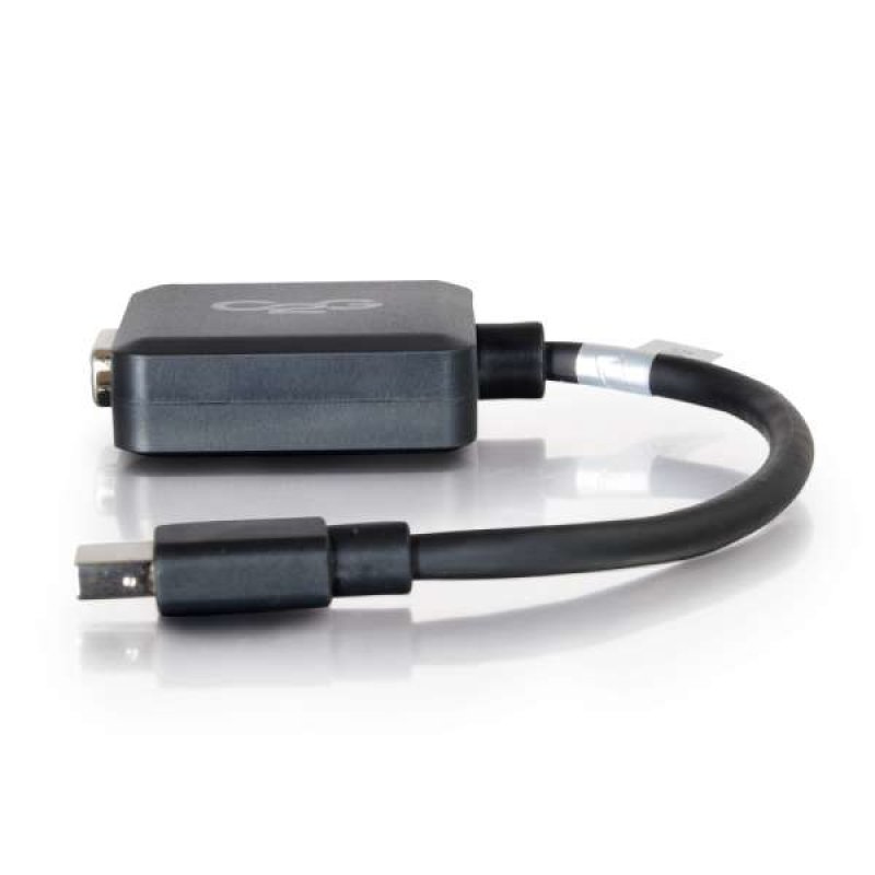 20cm Mini DisplayPort M to VGA F BLK