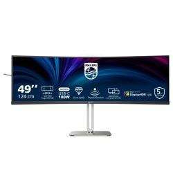 Philips 5000 series 49B2U5900C/00 computer monitor 124 cm (48.8") 5120 x 1440 pixels Dual QHD LCD Black