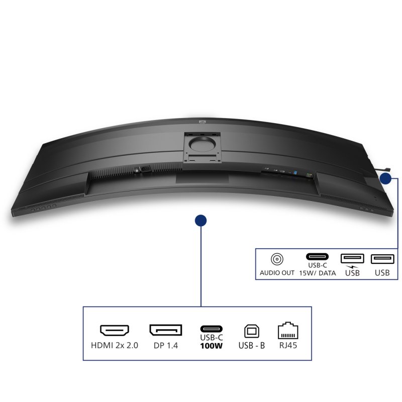49IN CV VA 5K 450CD/2HDMI/ DP/USB/USB-B/USB-C DOCK/HP/HAS