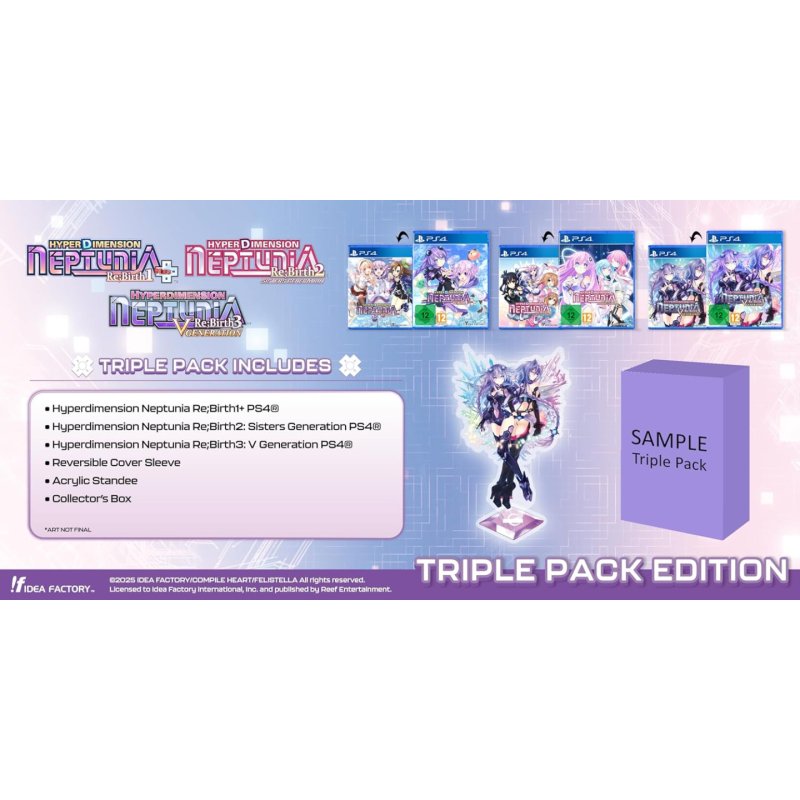 Hyperdimension Neptunia Re Birth Series (1-3) Triple Pack