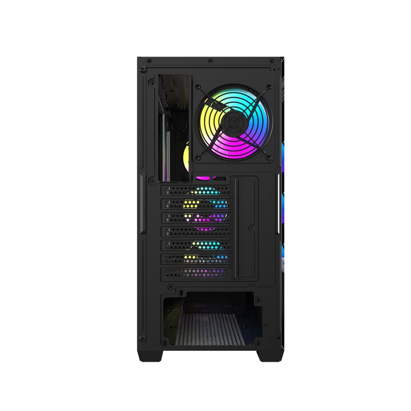 Darkflash DS900WD ATX computer case (black) 4 fans