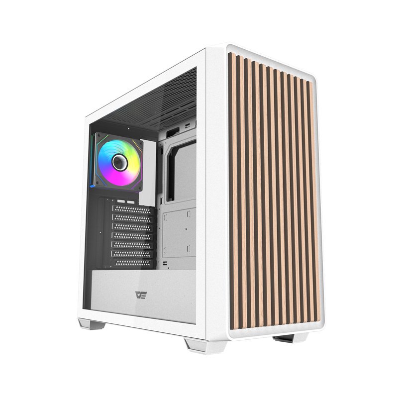 Darkflash DS900WD ATX computer case (White) 4 fans