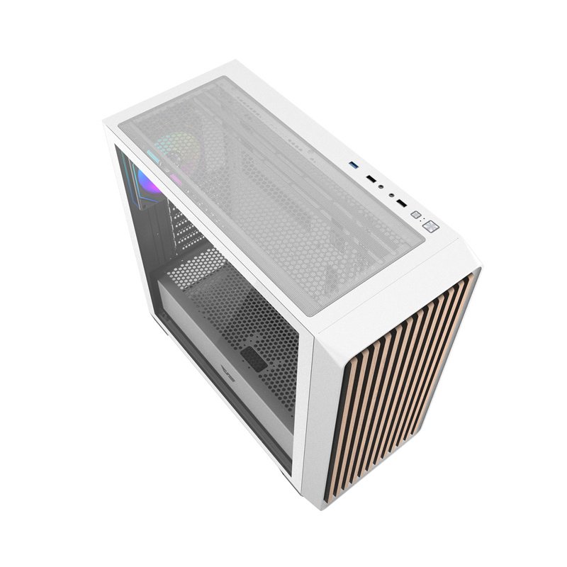 Darkflash DS900WD ATX computer case (White) 4 fans