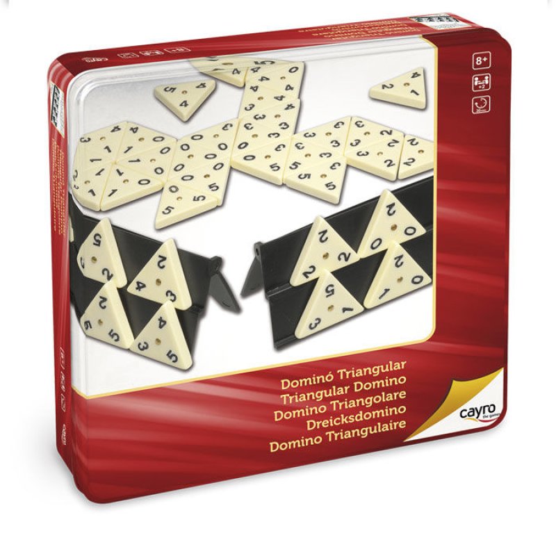 Metal box Triangular Dominoes