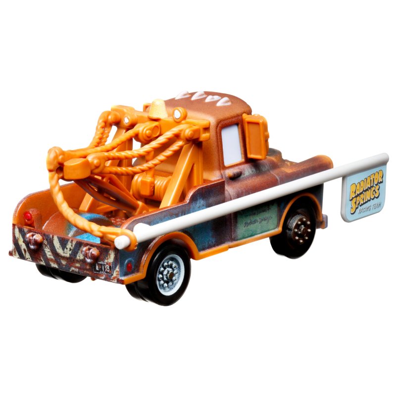 Disney Pixar Cars Cars Diecast Mater With Radiator Springs Sign