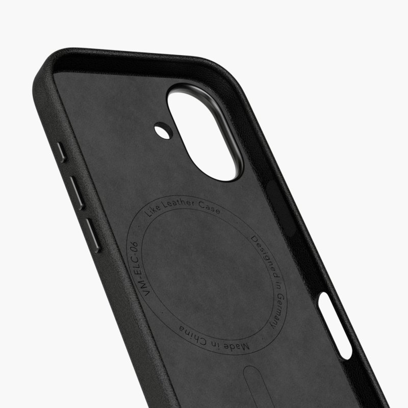 Vonmählen Like Leather Case für iPhone 17 schwarz
