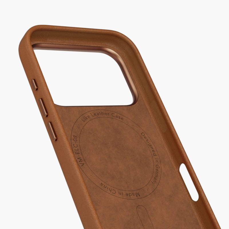 Vonmählen Like Leather Case für iPhone 17 Pro braun