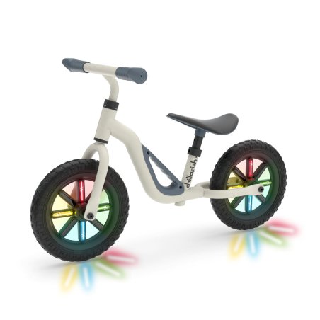 Chillafish - GLOW 10'' Balance Bike with Light Up Wheels - Beige (CPCH02BEI)