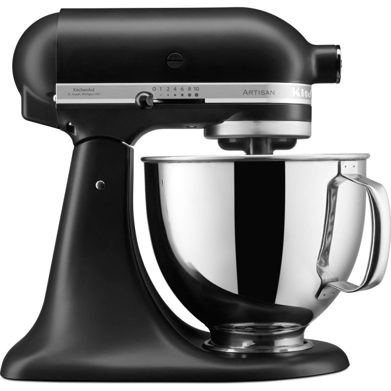 KitchenAid 5KSM125EBM robot de cuisine 300 W 4,8 L Noir