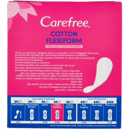 Carefree Flexiform Fresh Panty Liners 58 Pieces