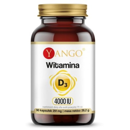 Yango Vitamin D3 4000 Iu Dietary Supplement - 90 Capsules