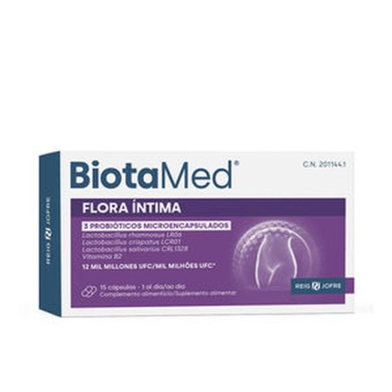 Biotamed Flora Ntima Capsules 15 Units Herbal Dietary Supplement
