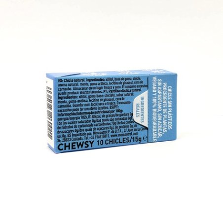 Chewsy Peppermint Chewing Gum 15g Pack Of 12