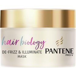 Pantene Defrizz & Illuminate Hair Mask for Frizzy, Dry, and Colored Hair