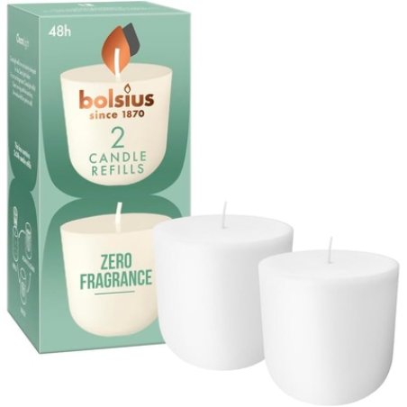 Bolsius Cleanlight Zero Unscented Refill Candle