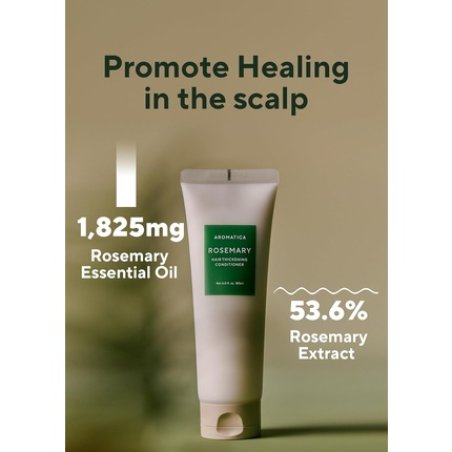 Aromatica Rosemary Hair Thickening Conditioner - Korean Hair Care Vegan Natural