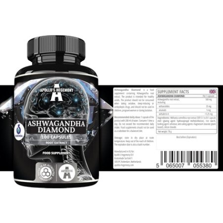 Ashwagandha Extract 568mg per Tablet 100 Vegan Tablets