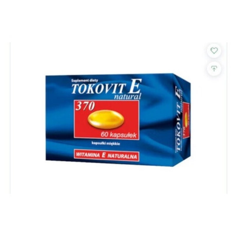 Tokovit E 370 Vitamin Antioxidant for Healthy Skin 60 Capsules