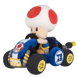 MARIO KART WORLD - Toad - Peluche 27cm