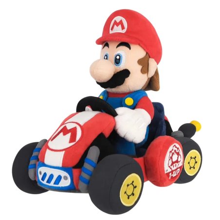 MARIO KART WORLD - Mario - Peluche 27cm