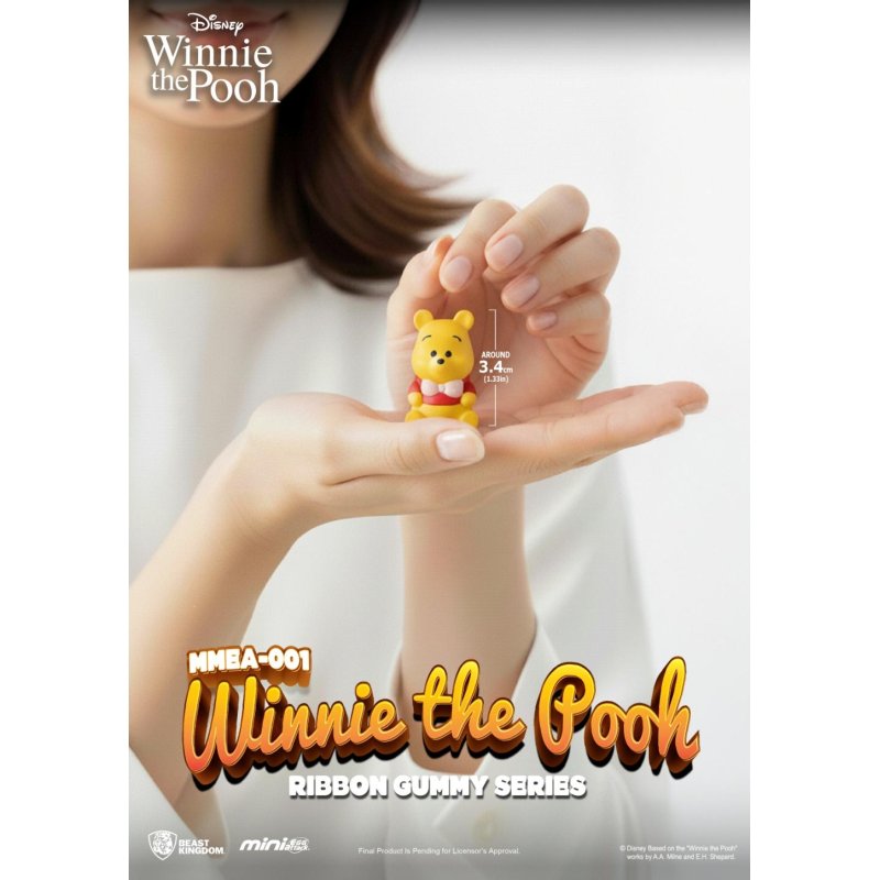 WINNIE L'OURSON - Ribbon Gummy Series -Set 24 Figurine Blind Box 3.5cm