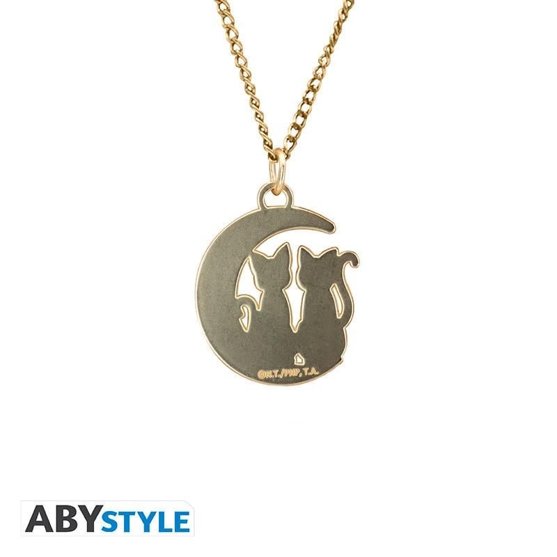 SAILOR MOON - Chats sur la lune - Collier avec pendentif