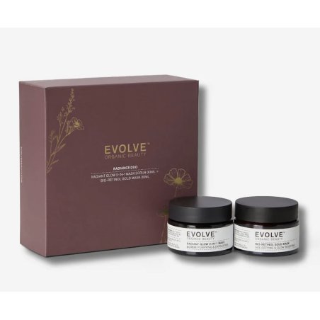 Evolve Beauty - Radiance Duo Gift Box - Gold