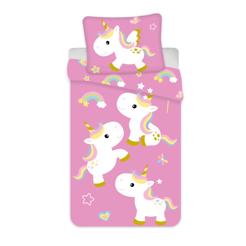 Bed Linen - Junior Size 100 x 140 cm - Unicorn (1000327)