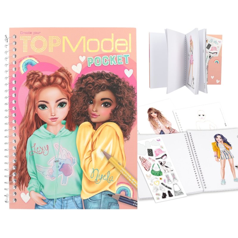 Topmodel - Pocket Colouring Book (0413165)