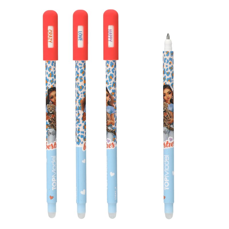 Topmodel - Erasable Mood Gel Pen - Purple, Blue, Pink (0412643)