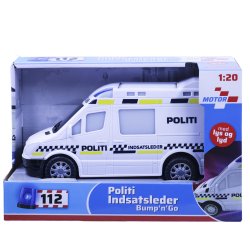 Impulse Toys - Police car bump ’n go with light and sound