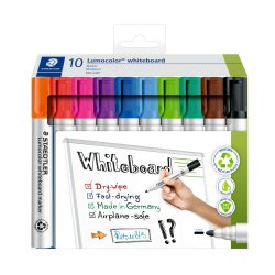 Staedtlet - Lumocolor whiteboard marker 2,0 mm - 10 pc. asst. (351 C10)